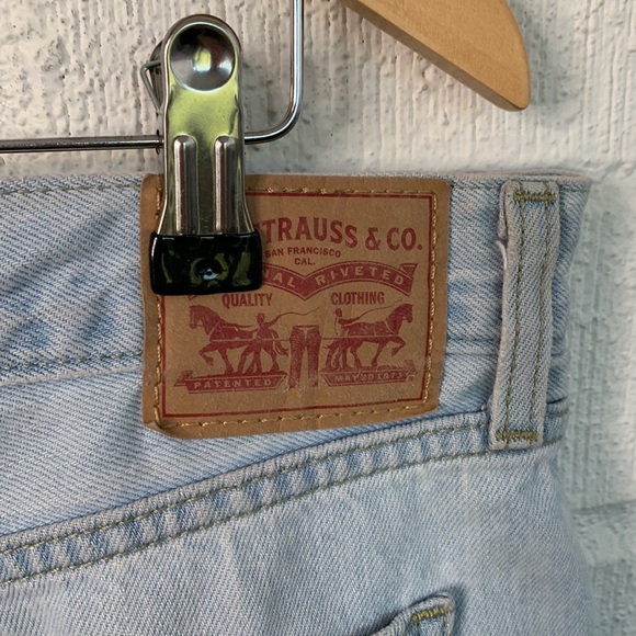 Levi's Low Pro Straight Leg Light Wash Denim Jeans sz 31 - Picture 5 of 9